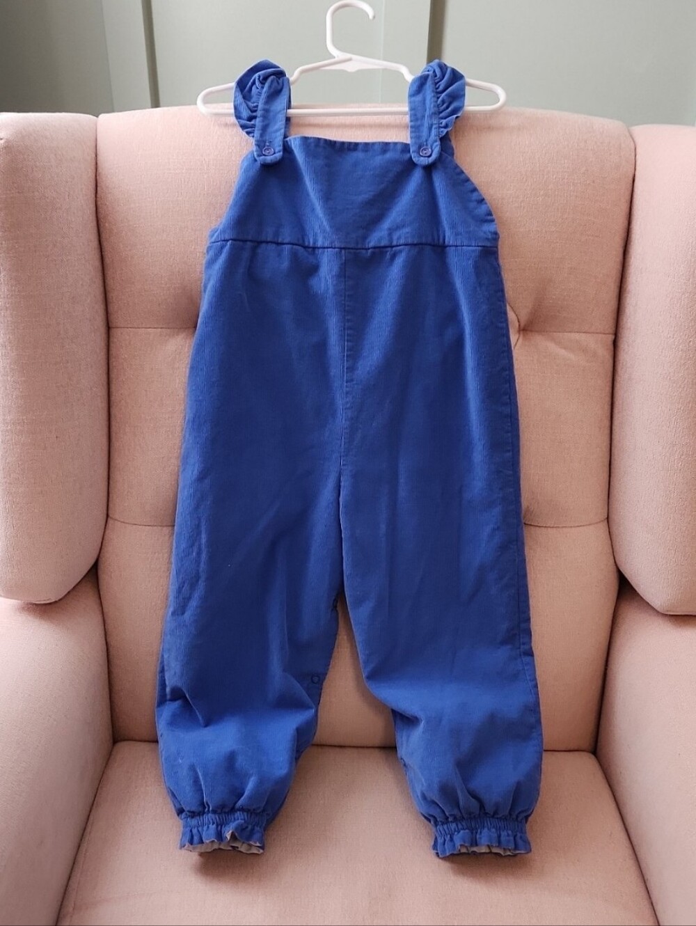 The Beaufort Bonnet Company Corduroy 4t Winter Fall Blue Kids Overalls